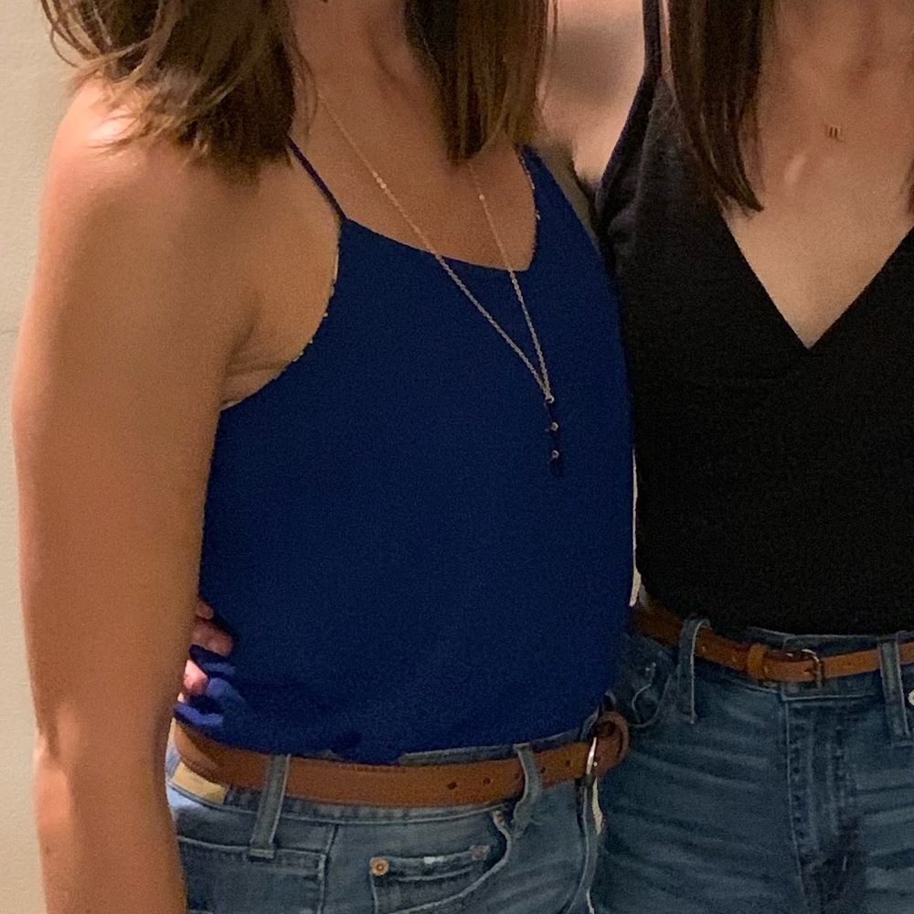 Express Reversible flowy tank- two shirts in one!